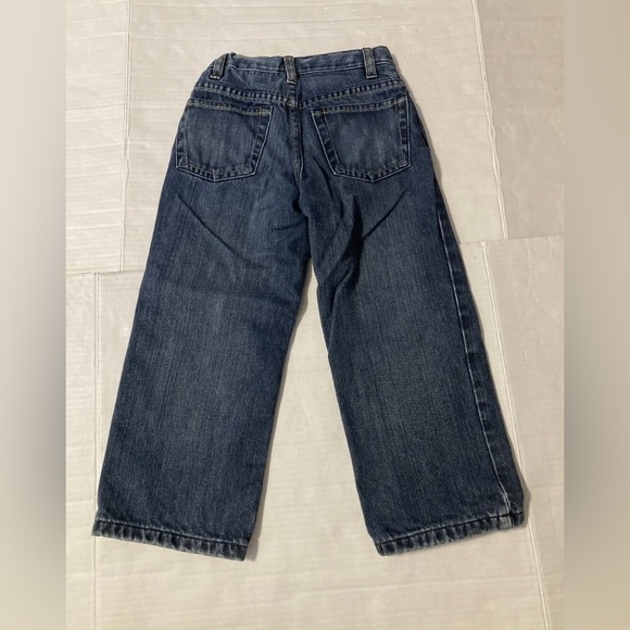 Talbots Kids size 4 boys red flannel lined adjustable waist denim jeans - Picture 2 of 6